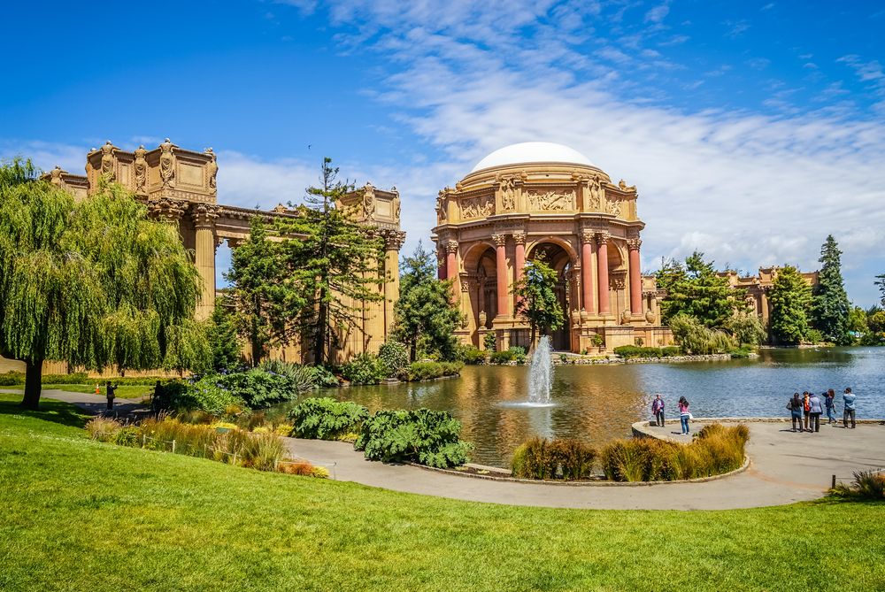 Exterior of The Palace of Fine Arts