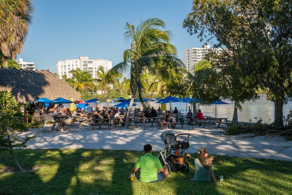 People at Bayfront Park