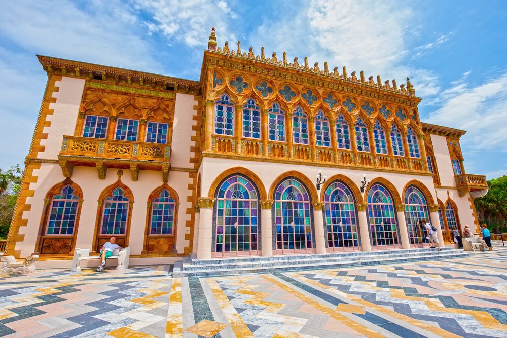 Exterior of the majestic Ca’ d’Zan Mansion