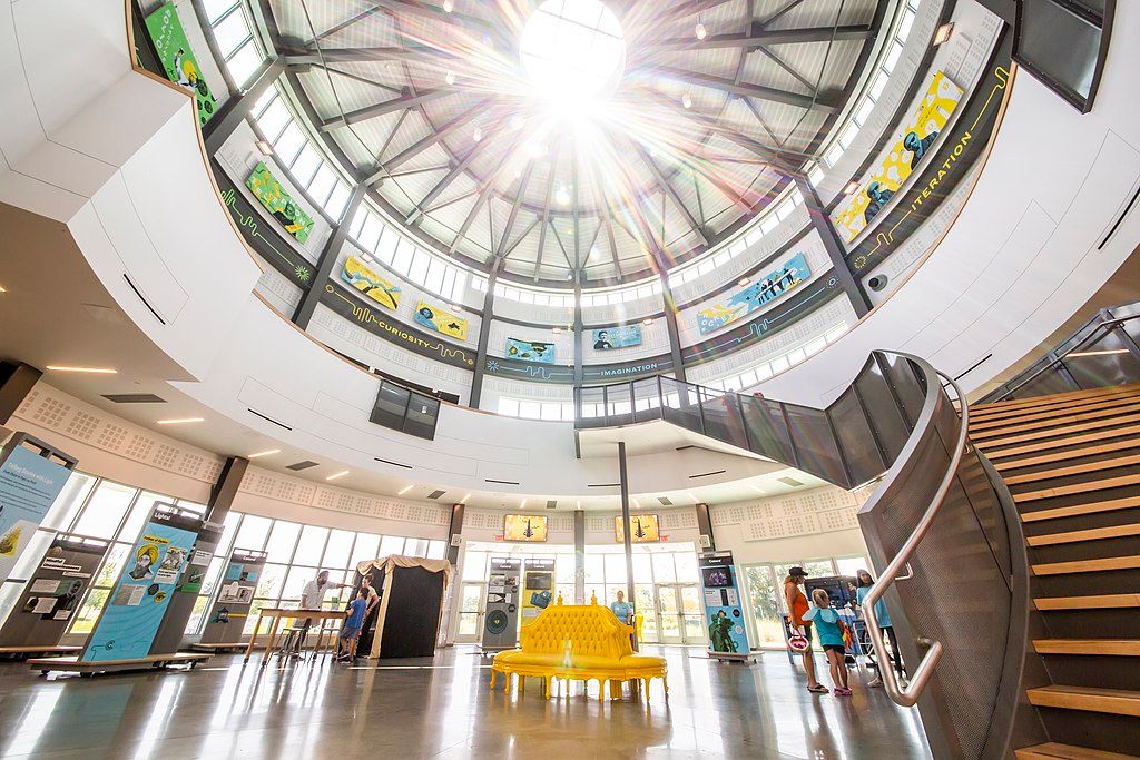 Interior of Cade Museum for Creativity and Invention