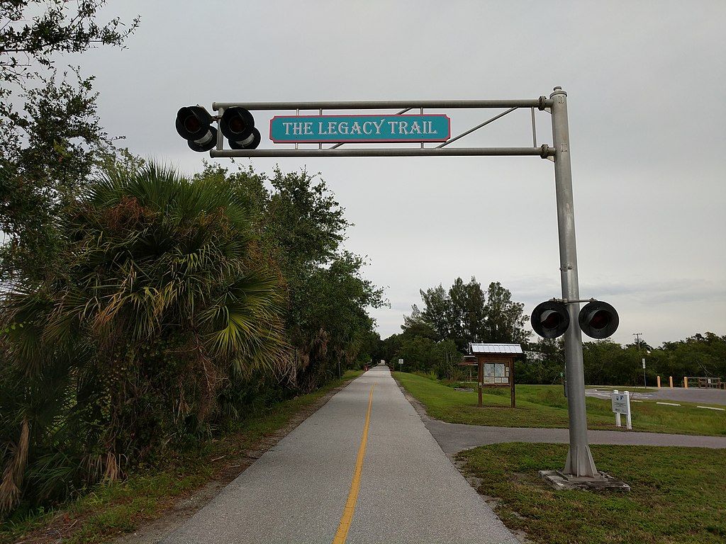The road of Legacy Trail