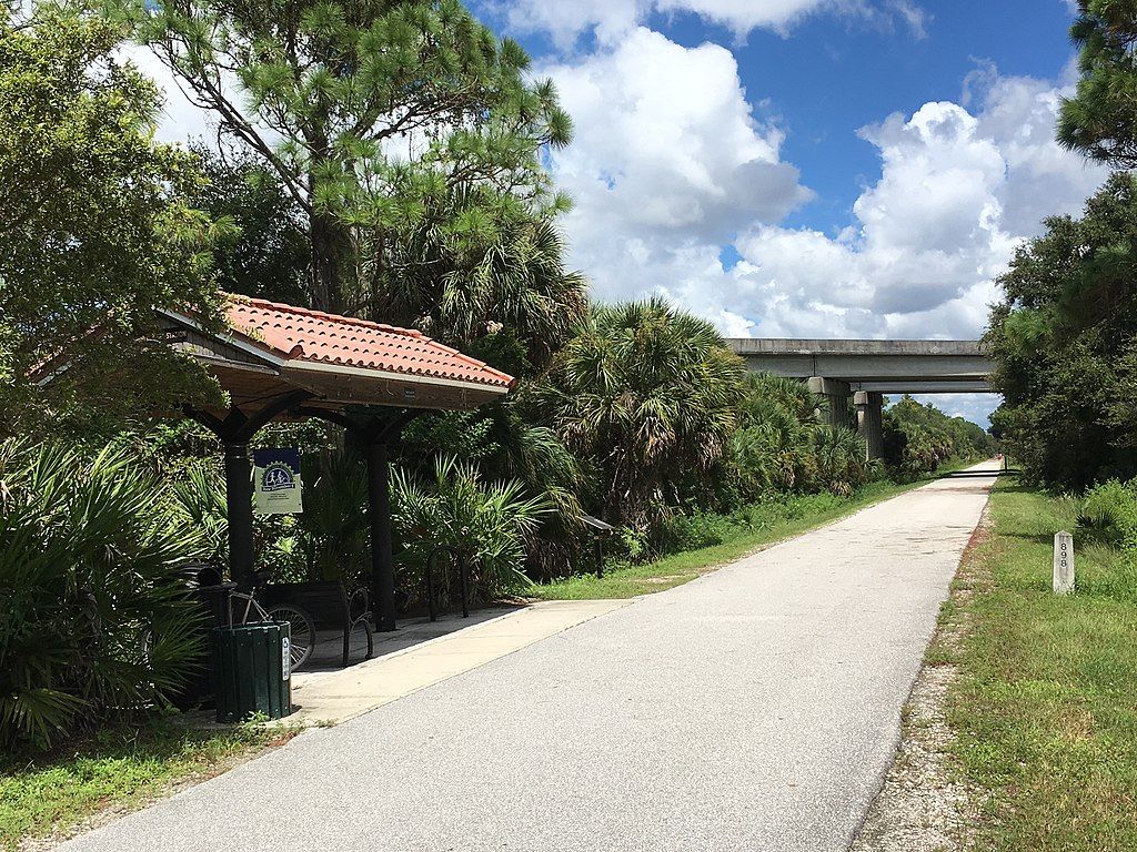 View of the paved Legacy Trail