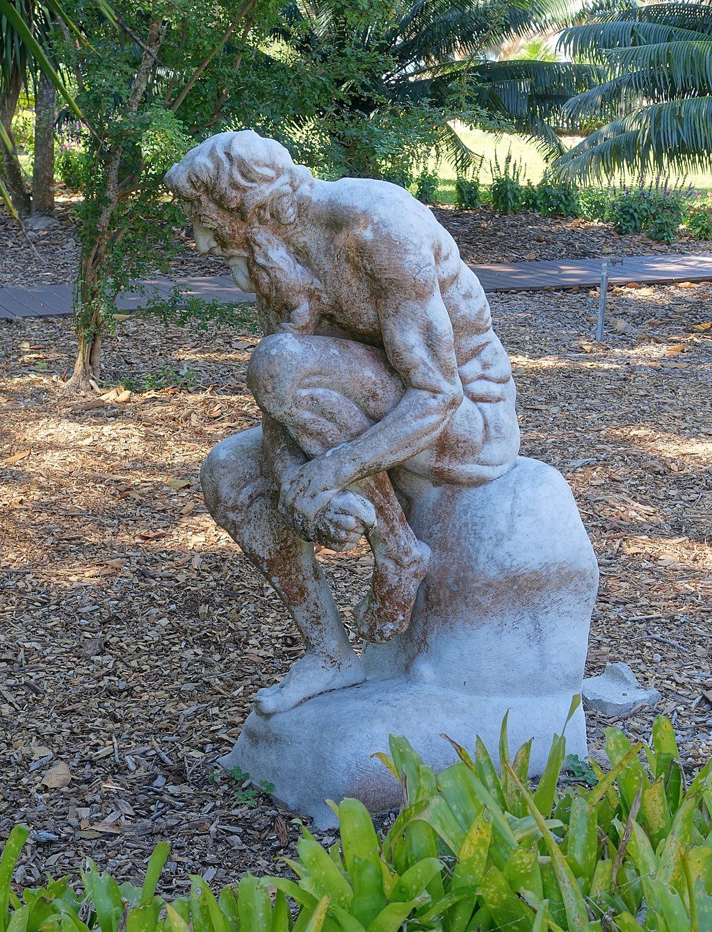 Statue at Marie Selby Botanical Gardens