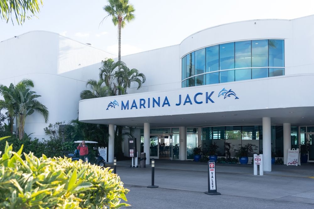 Exterior of Marina Jack