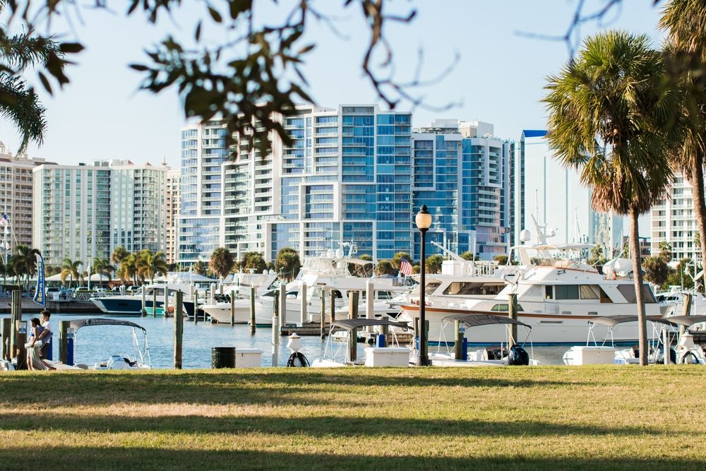 View of Marina Jack yachts