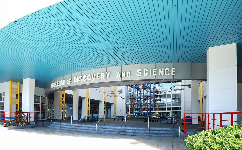 Entrance to the Museum of Discovery and Science