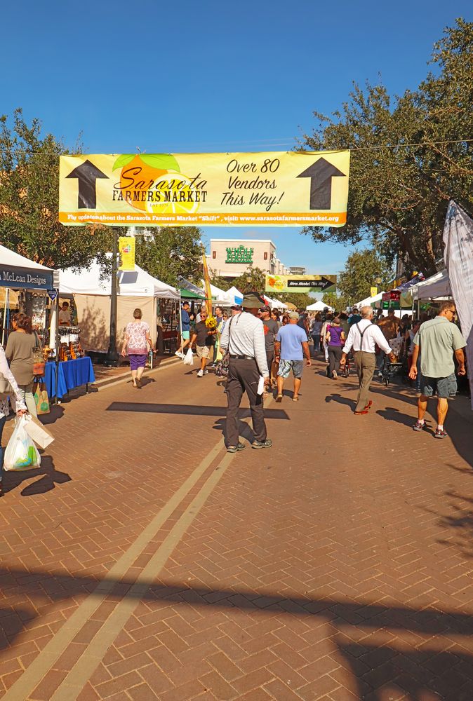 Entrance to Sarasota Farmers Market