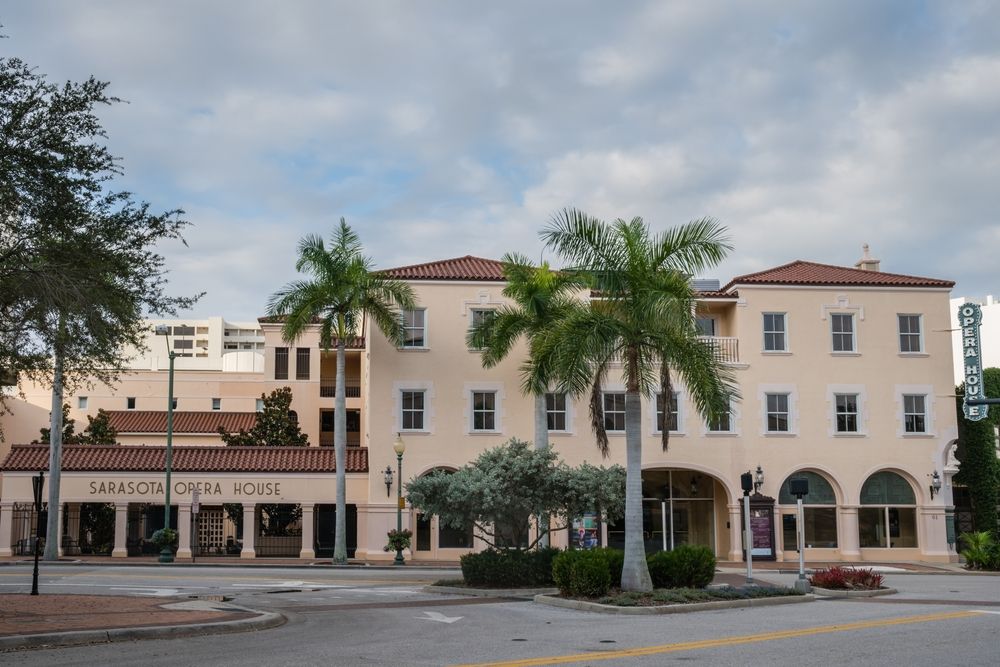 Exterior of Sarasota Opera House