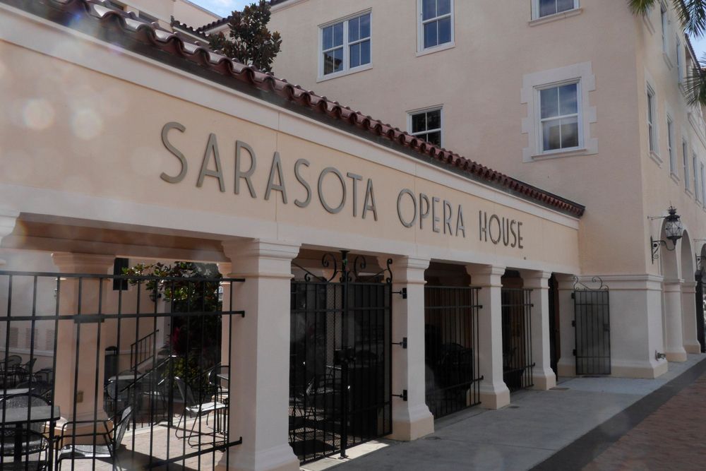 Exterior of Sarasota Opera House