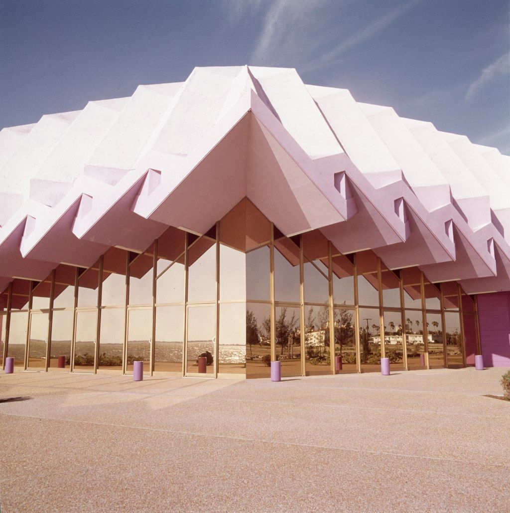 Facade of the Van Wezel Performing Arts Hall
