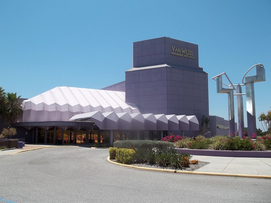 Exterior of the Van Wezel Performing Arts Hall