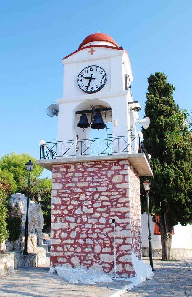 Clock tower of the Church of Agios Nikolaos