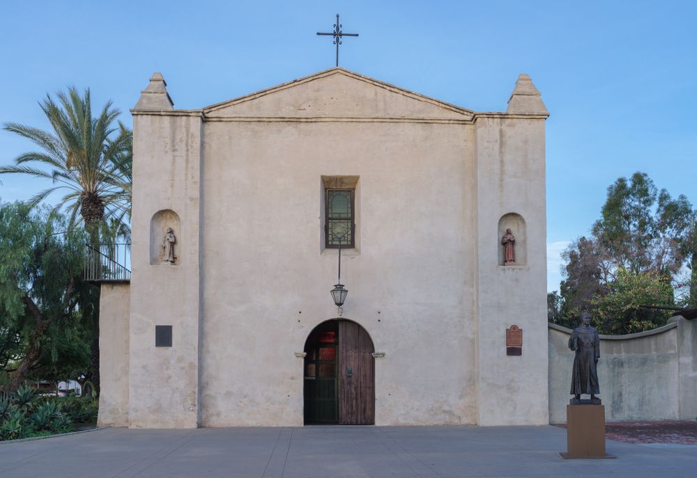 Exterior of Mission San Gabriel Arcángel