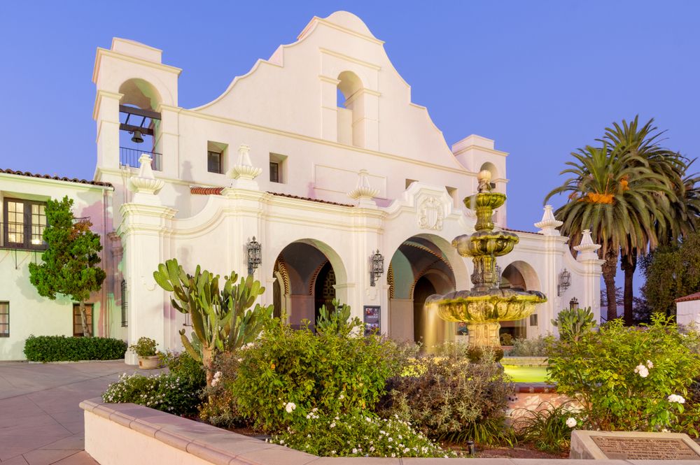 Exterior of the San Gabriel Mission Playhouse