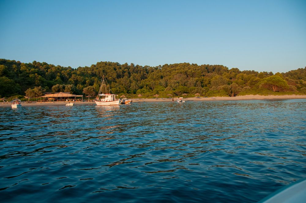 Cruising the waters of Tsougria Island