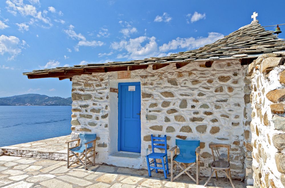 Agios floros church at Tsougria Island