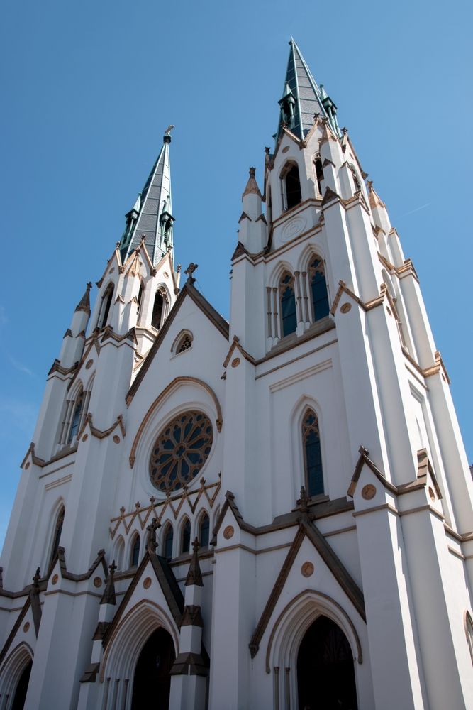 Facade of the Cathedral Basilica of St. John the Baptist