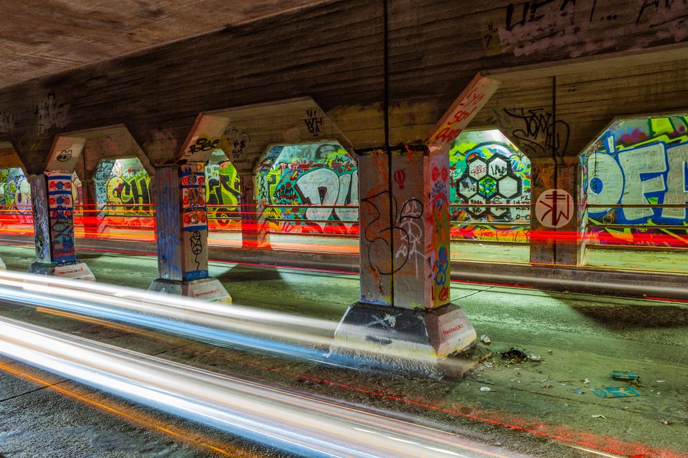 View inside the Krog Street Tunnel