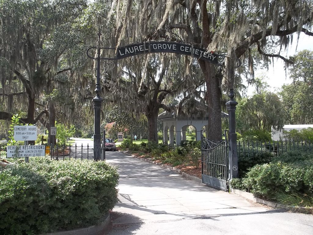 Entrance to the Laurel Grove North Cemetery