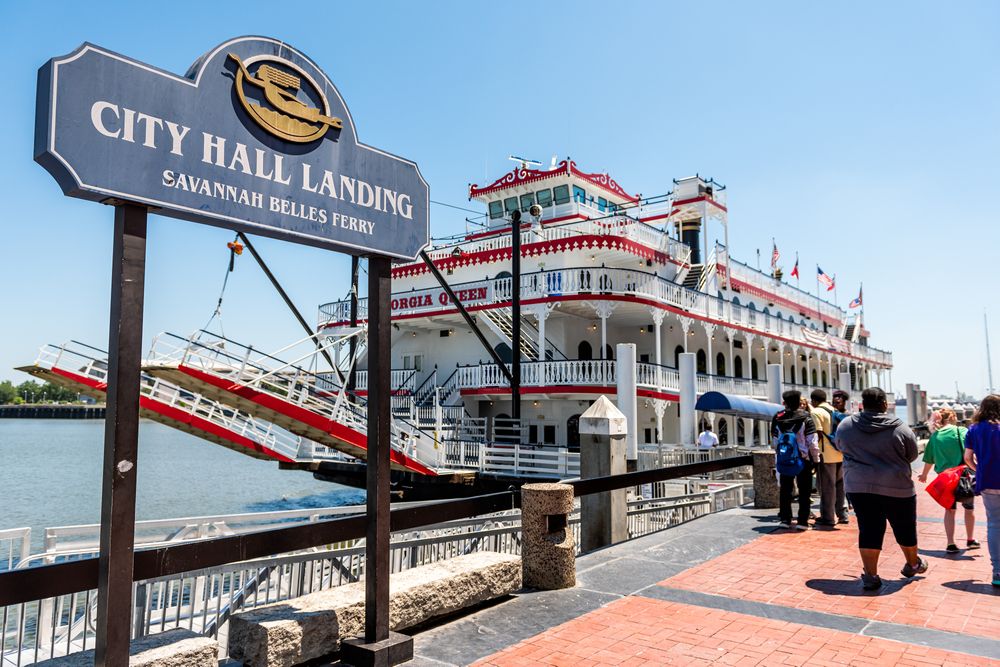 Dock of the Savannah Belles Ferry