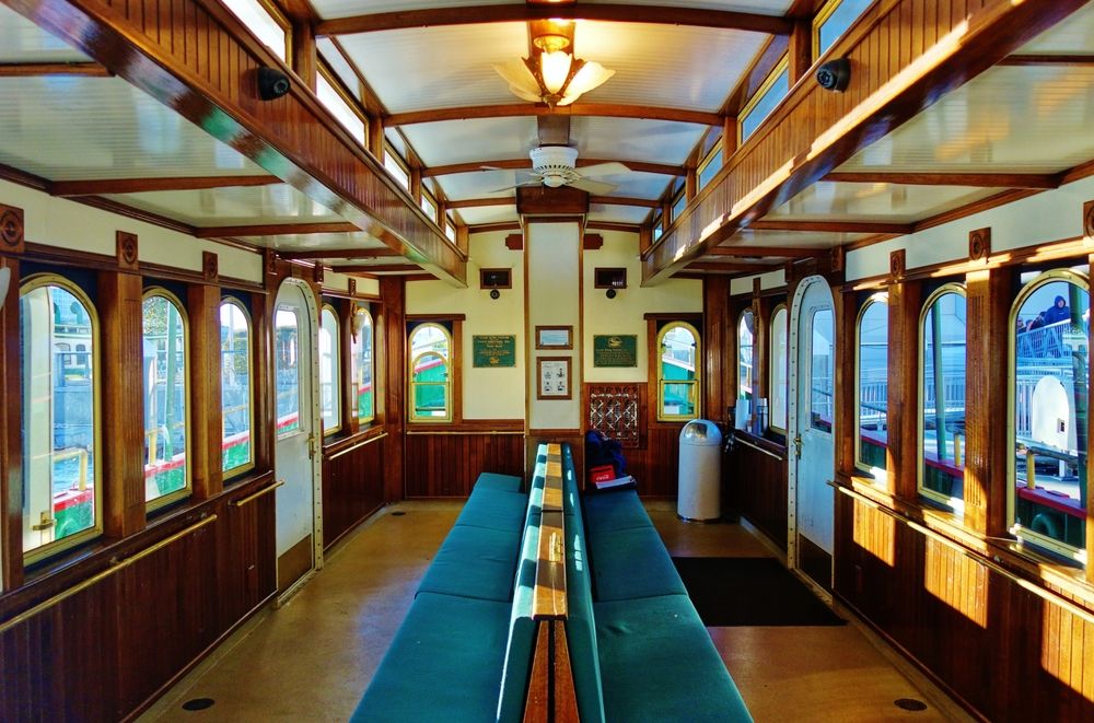 Interior of a Savannah Belles Ferry