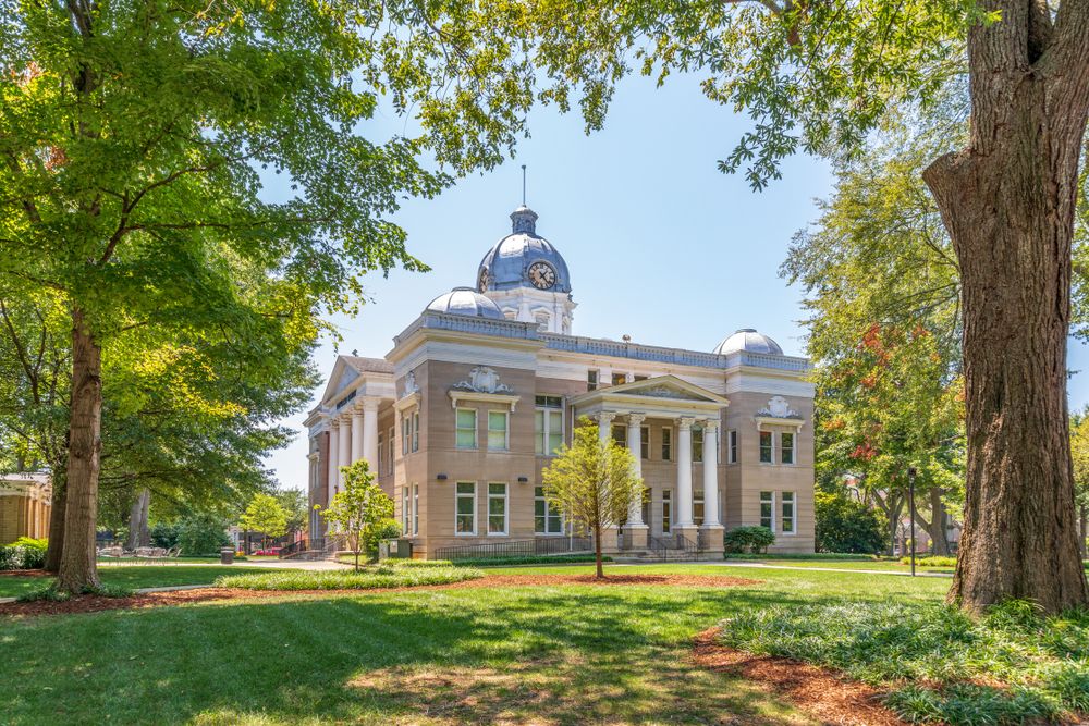 Exterior of Earl Scruggs Center.