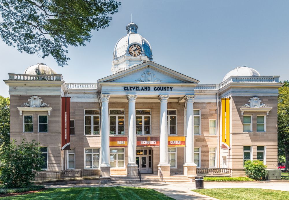 Front exterior of the Earl Scruggs Center.