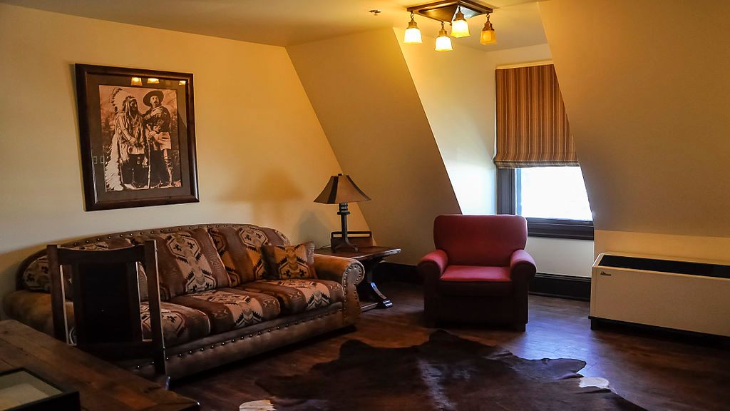 Buffalo Bill's room in Sheridan Inn