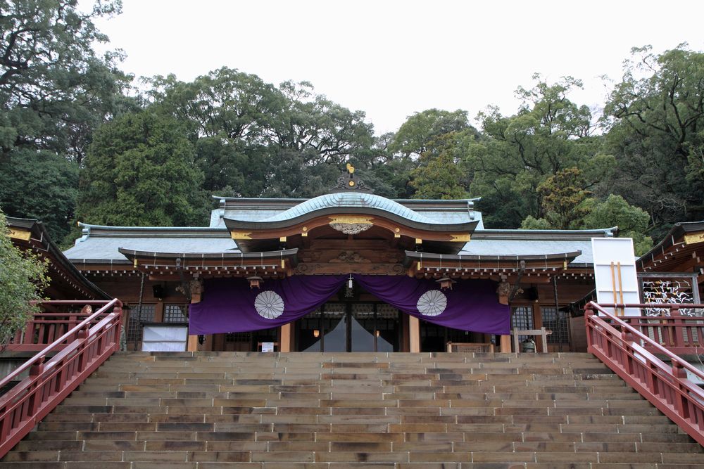 Shintoism at Suwa-jinja in Nagasaki