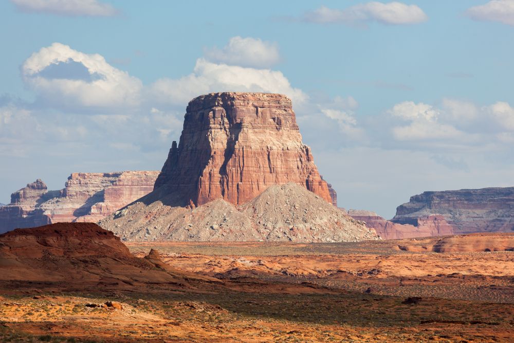 Daytime view of Tower Butte