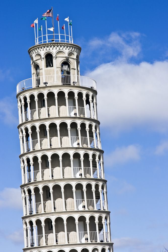Top half of the Leaning Tower of Niles