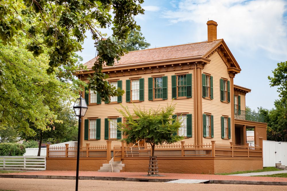 Historic house at Lincoln Home National Historic Site