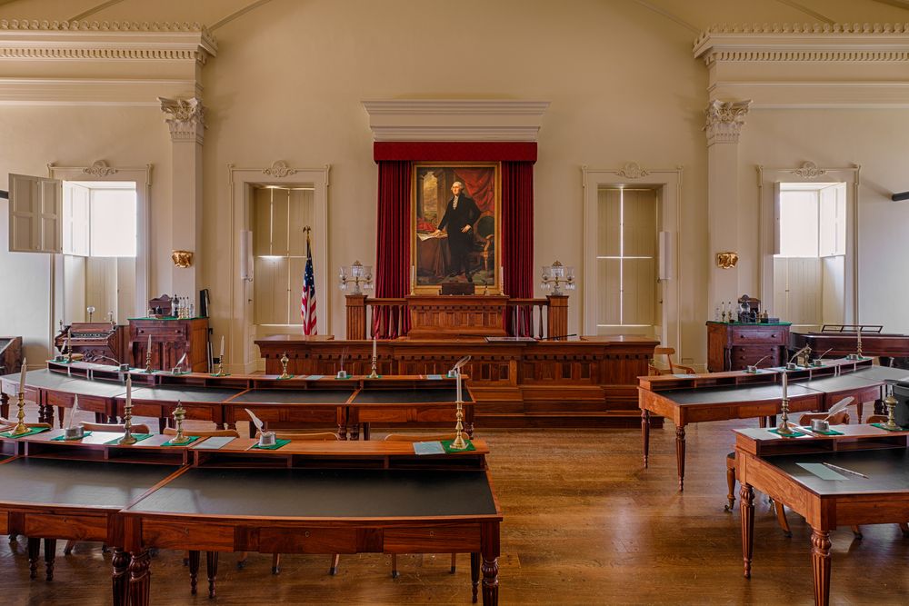 Interior of the Old State Capitol State Historic Site
