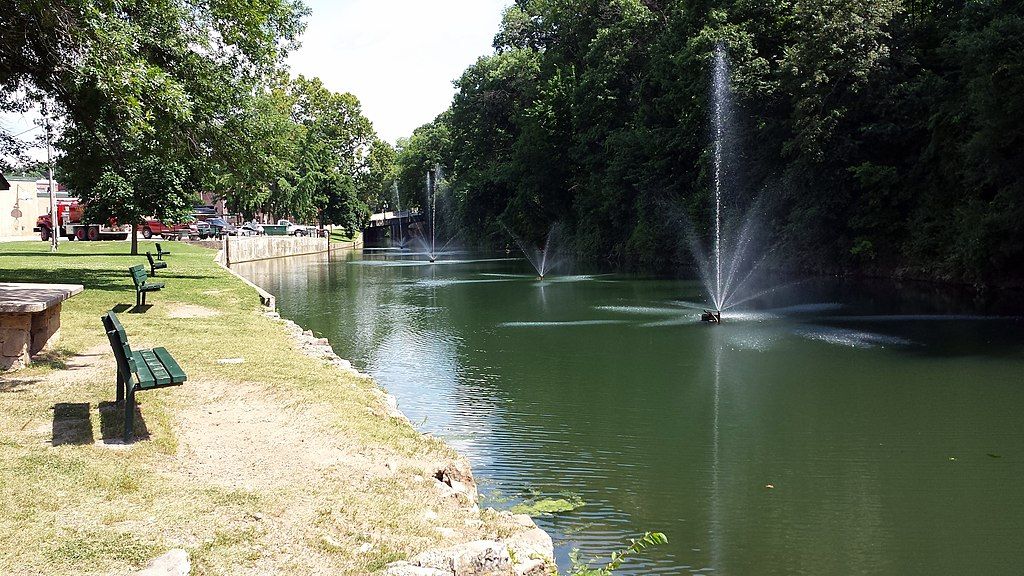 Benches overlooking the Sager Creek
