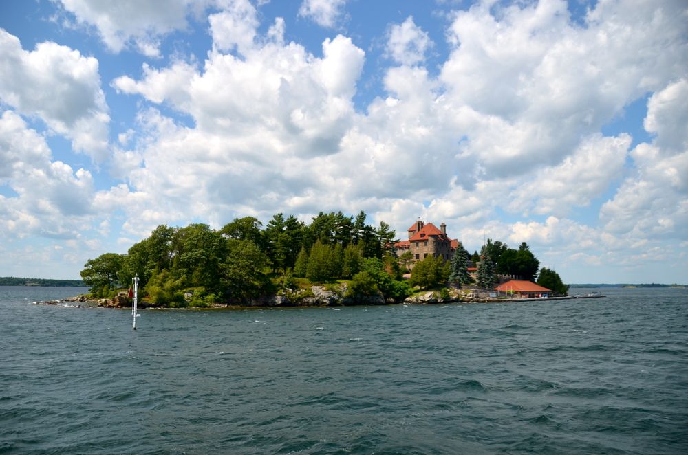Far view of Singer Castle