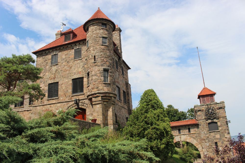 Facade of Singer Castle