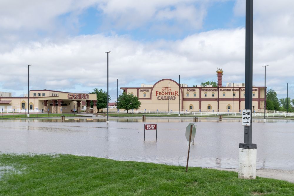 Exterior of the St. Jo Frontier Casino