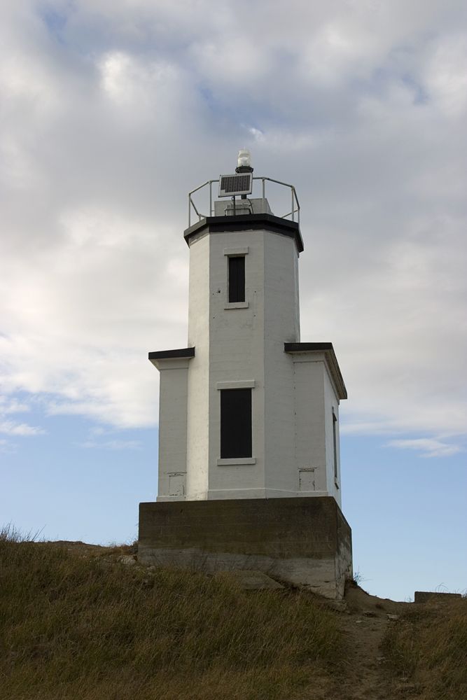 Front view of Cattle Point Lighthouse