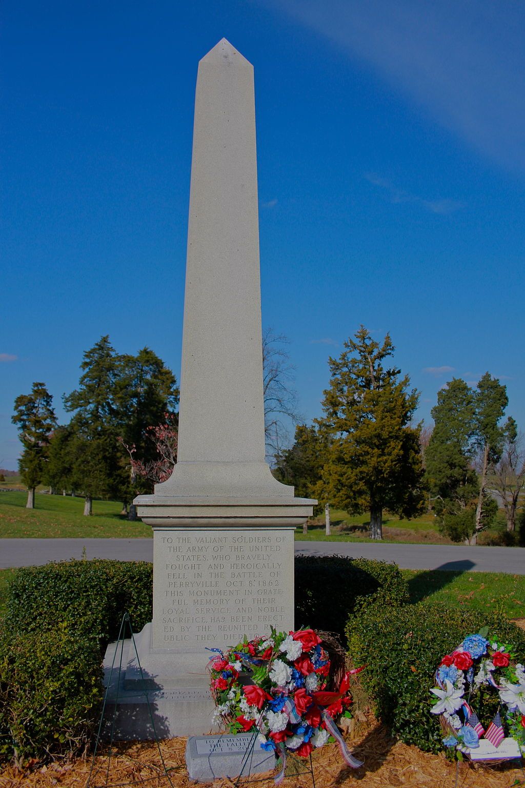 Union monument at Perryville Battlefield State Historic Site