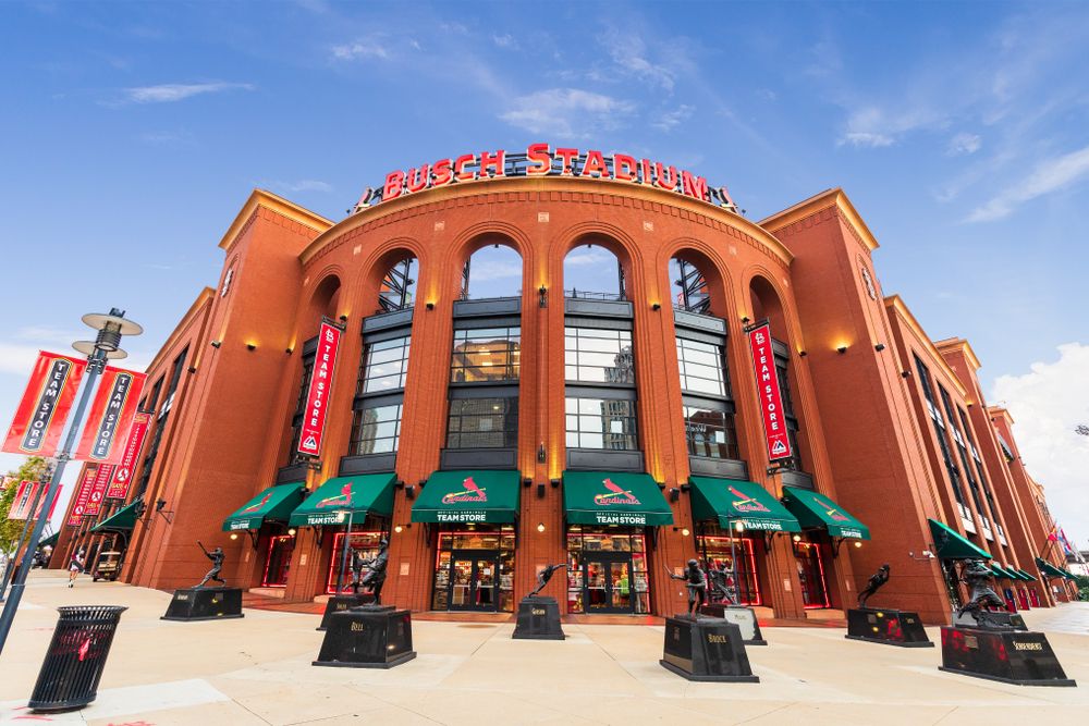 Exterior of the Busch Stadium
