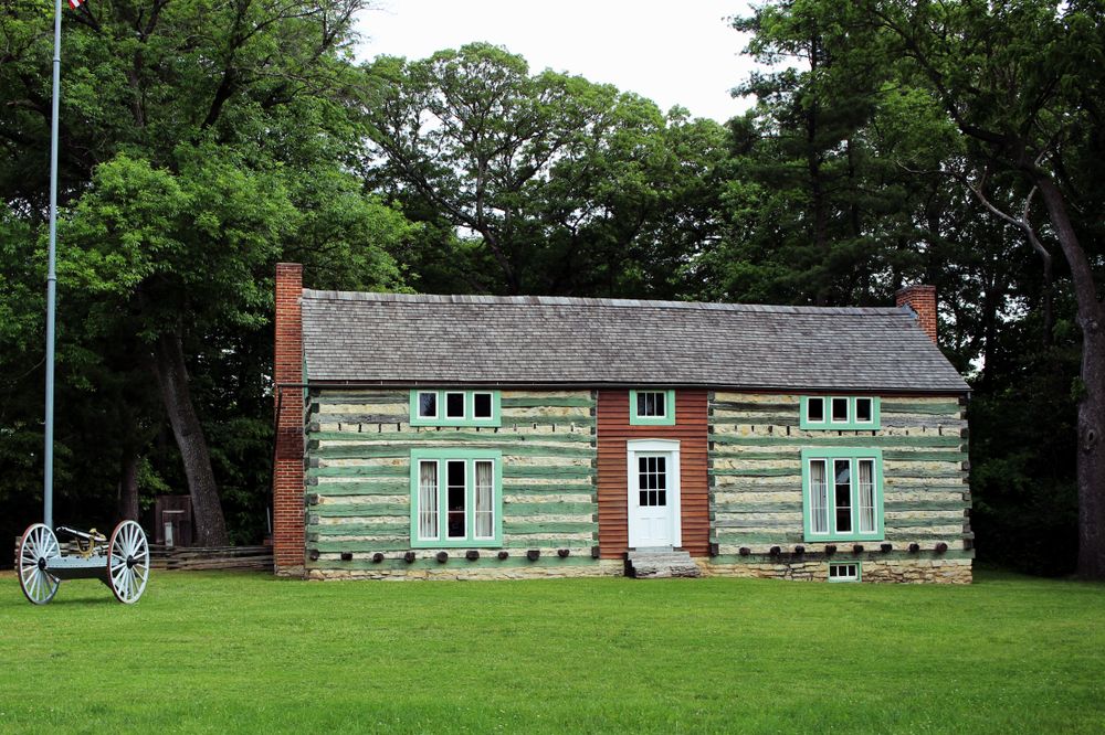A cabin at Grant’s Farm