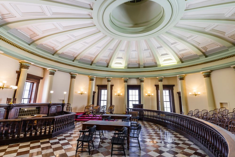 Interior of the Old Courthouse