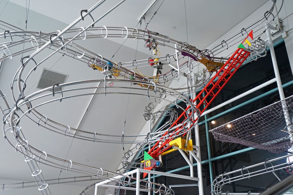 Ceiling sculptures in Saint Louis Science Center
