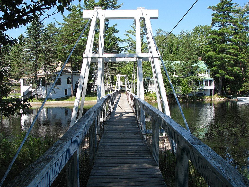 Walkway of the Wanakena Footbridge