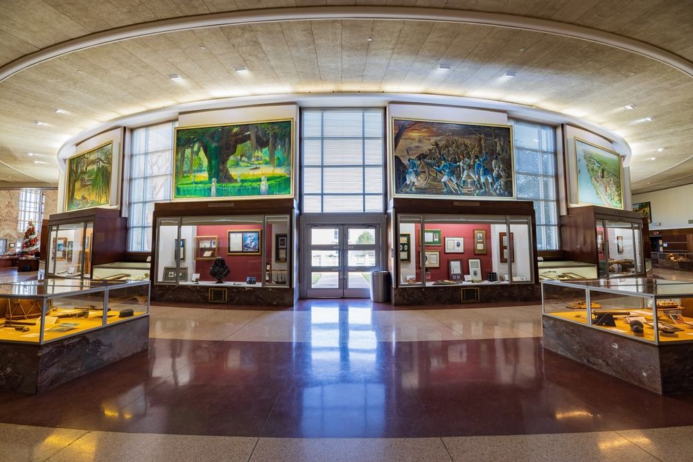 Interior of Louisiana State Exhibit Museum