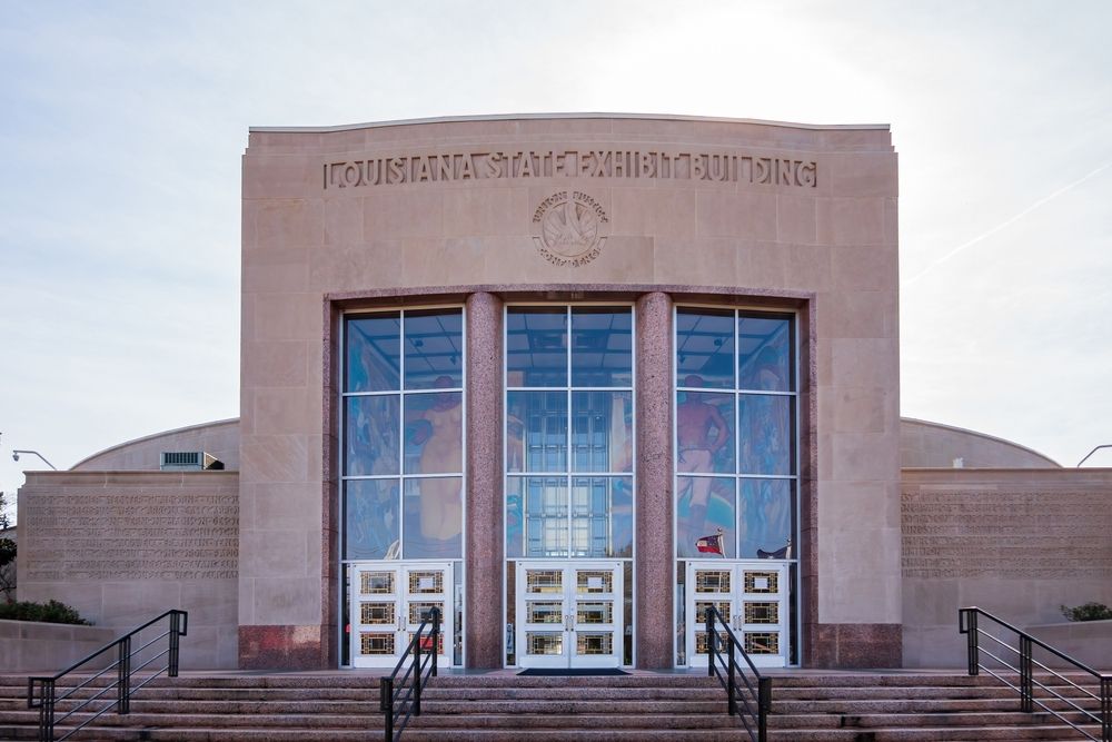 Exterior of the Louisiana State Exhibit Museum