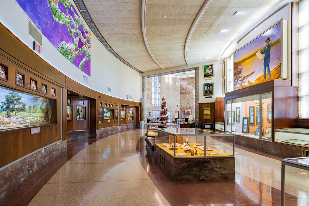 Interior of the Louisiana State Exhibit Museum