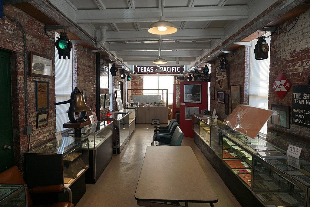 Interior of Shreveport Railroad Museum