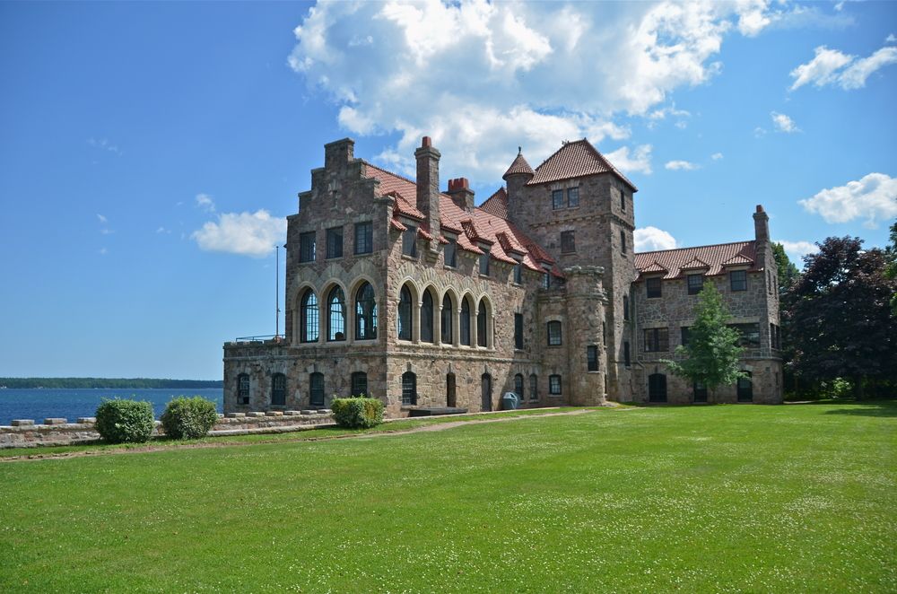 Exterior of Singer Castle on Dark Island