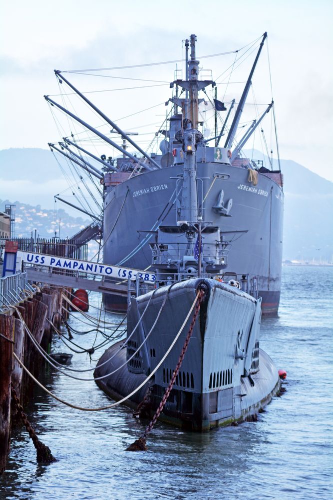 Front view of USS Pampanito